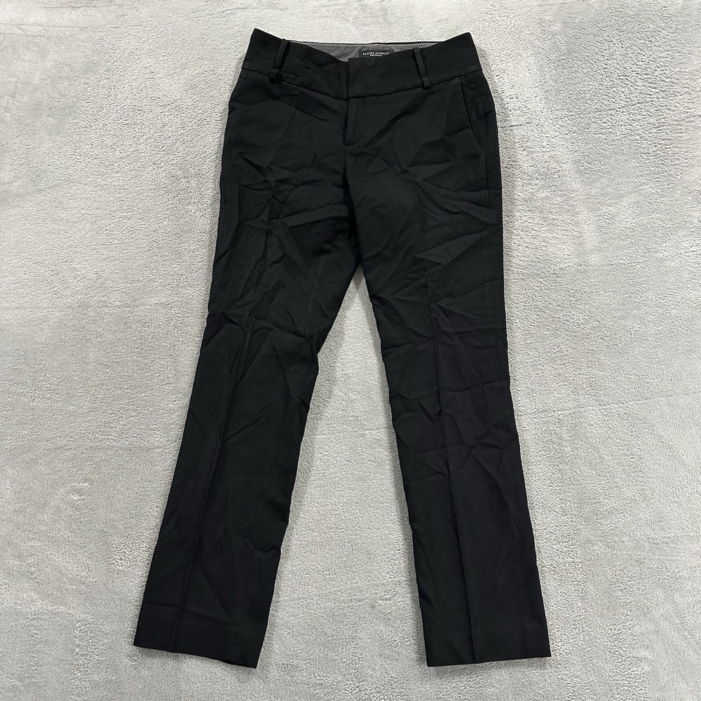 Banana Republic Dress Pants Women's 4P Straight Leg Martin Fit Black